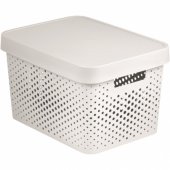 Curver INFINITY 17L White openwork container with lid