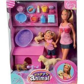 Simba STEFFI and Evi with animals and accessories 105732156