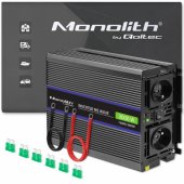 Przetwornica Qoltec Przetwornica napięcia Monolith 3000 MS Wave | 12V