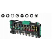 Wera Tool-Check PLUS Imperial 1, bit set black/ green, 39-piece, inch,