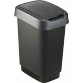 Rotho šiukšliadėžė 10 l juoda (1754308850)