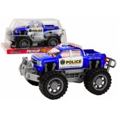 Mėlynas policijos pikapas, visureigis