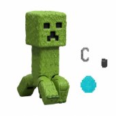 Mattel Minecraft Movie Creeper Action Figure and Accessories (Playset