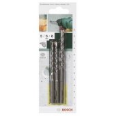 Bosch 3-piece Concrete Drill Bit Set SDS-Quick