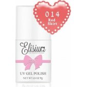 Elisium UV Gel Polish lakier hybrydowy do paznokci 014 Red Skirt 8ml