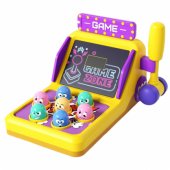 „Whack A Mole“ arkadinis žaidimų automatas su plaktuku, šviesomis ir garsais