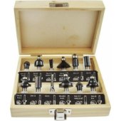 AWTools frezos medienai, 12 dalių rinkinys, 8 mm kotas (AW40513)