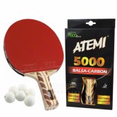 New Atemi 5000 Pro anatominė stalo teniso raketė