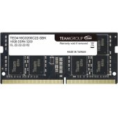 Elite Black 16GB DDR4 3200MHZ SO-DIMM TED416G3200C22-S01