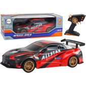 Didelis nuotoliniu būdu valdomas sportinis automobilis 1:10, raudonas