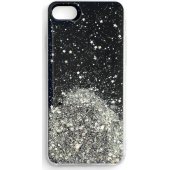 Star Glitter Case Xiaomi Redmi Note 9T 5G, juodas
