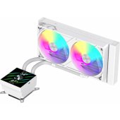 GLACIER 240 LCD WH Liquid Cooler White