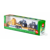 Truck with New Holland tractors, model vehicle
