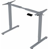 Desk ERGO FIT with 1 motor 120x60xH71,5-116cm white/ silver grey