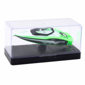 Remote Controlled RC Motorboat White-Green 15cm