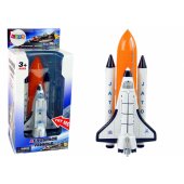 Kosminė raketa su metaliniu erdvėlaiviu, Aerospace, šviesos ir garso efektai