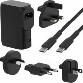 5000 mAh Wall Travel Charger 25W black