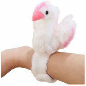 Plush Swan Mascot Wristband Bracelet Hand White