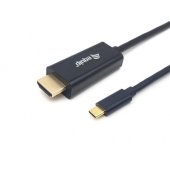 Cable USB-C HDMI 1m Black 133411