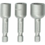 Magnetinių galvučių antgalių rinkinys 8,10,13x48mm 1/ 4"