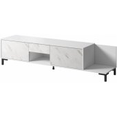 MARMO 2D1S1K 195x40x47.5 White Matt/ Marble White