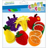 Craft with Fun CF OZDOBA DEK FILC OWOCE SPRZYL 14SZT 12/ 288
