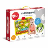 Musical play mat "Farm animals"