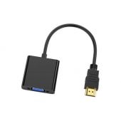 Adapter HDMI VGA FHD 60Hz 0.25m Black
