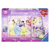 Dėlionė 3x49 Disney princesės