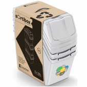 Keden atliekų rūšiavimo dėžė Sortbox 20L SET3, pilka