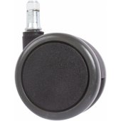 Castors D65mm Self braking Black Castors 5pcs