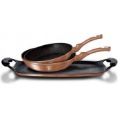 Patelnia Berlinger Haus grillowa Metallic Line Rose Gold Edition 26cm