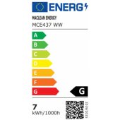 GU10 7W 3000K 560lm šiltai balta