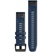 QuickFit 22mm silikoninis laikrodžio dirželis Capitan Blue