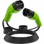 Kabel do ładowania samochodów Qoltec Typ 2, 400V, 22kW, 32A, 5m (52474