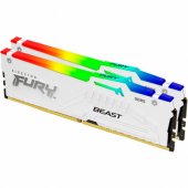 Fury Beast RGB White 2x32GB DDR5 6000MHZ DIMM KF560C30BWEAK2-64