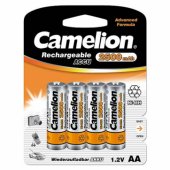 Camelion Rechargeable Ni-MH AA (R06), 2500mAh, 4-pack