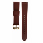 18mm Bordo Silicone Strap