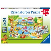 Dėlionė 2x24 Maudynės ežere