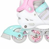 NH18192 4in1 PINK SIZE M. M(34-38) INLINE SKATES WITH DIM. TUL. ICE HO