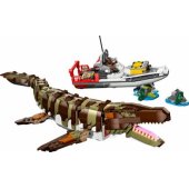76974 Brick-Built Mosasaurus Boat Mission