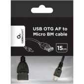 A-OTG-AFBM-03 USB OTG AF į Micro BM laidas 0.15m