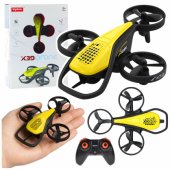 Mini RC dronas Syma X36 keturių ašių akrobatinis, geltonas