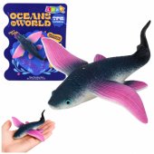 Tampri tikroviška vandenyno žuvies guminė figūrėlė Flying Fish, 12 cm