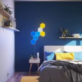 Shapes Hexagons pradinis rinkinys LED RGB 9 panelės + 1 valdiklis