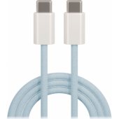 MXUC-06 USB-C to USB-C 1,0 m 20W Blue Nylon
