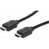Cable HDMI Manhattan HDMI/ HDMI M/ M 1.4 Ethernet, niklowane złą