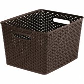 Basket My Style Brown 18L 36x30x22cm
