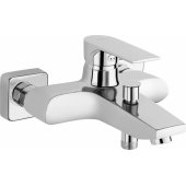 Bateria wannowa Ferro Algeo Square ścienne chrom (BAQ1)