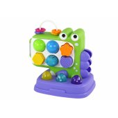 Dinosaur Educational Panel Whack-A-Mole Sorter Game For Children Purpl